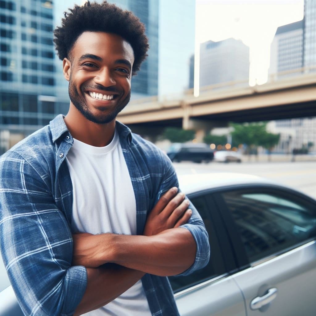 Happy Windshield Replacement Customer customer is happy with his windshield replacement in Lawrenceville, GA